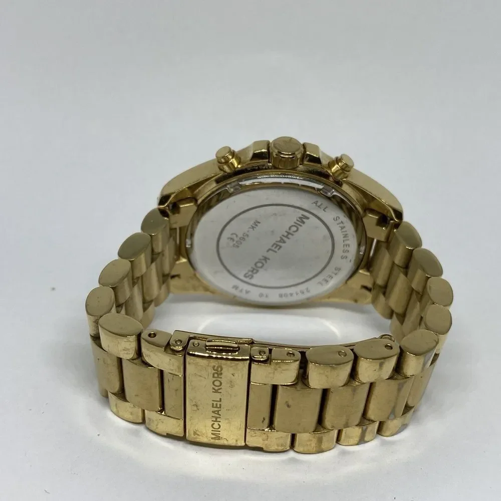 Michael Kors Bradshaw MK5605 Women Stainless Steel Analog Dial Wrist Watch MP712 - Picture 10 of 12